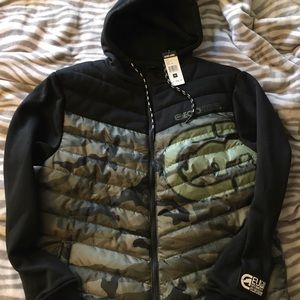 NWT ECKO PUFFER HOODIE